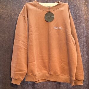 White Fox Boutique Brown Sweatshirt and Sweatpants